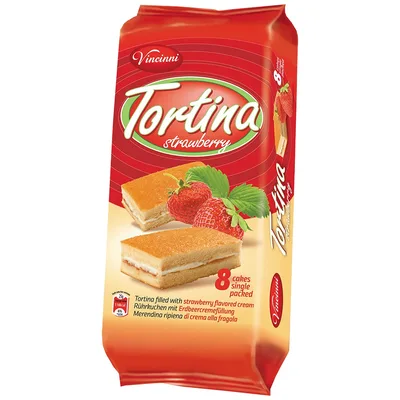 Tortina Jagoda Vincini 200 g