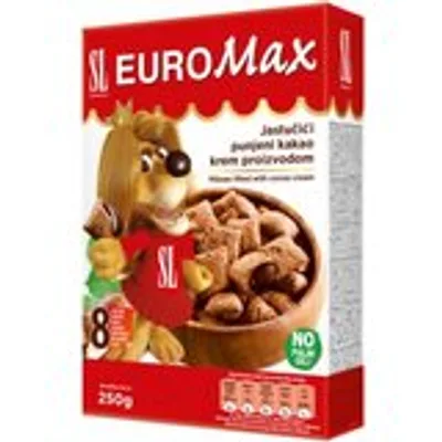 Euro Max Jastučići Punjeni Kakao Kremom 250 g
