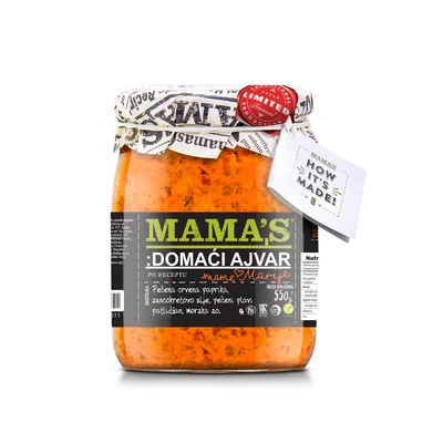 Ajvar Blagi Domaći Mamas 550 g