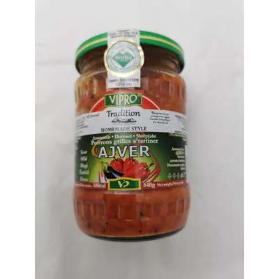 Domaci Ajvar Ljuti Vipro 580 ml