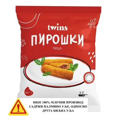 Smrznute Pohovane Palačinke Sa Ukusom Pice Twins F21x 400 g