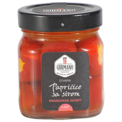 Paprika Sa Sirom Crvena Gurmano 290 g