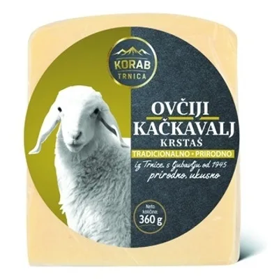 Sir Ovčiji Kačkavalj Krstaš Trnica Korab 360 g