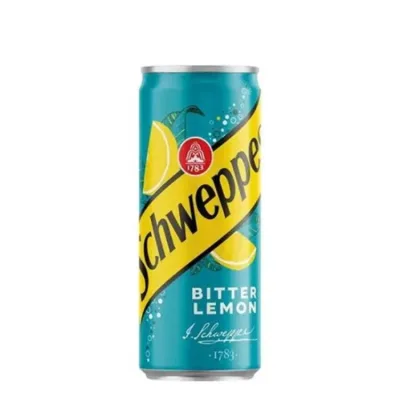 Schweppes Sok Bitter Lemon Lim Gp Sleek 330 ml