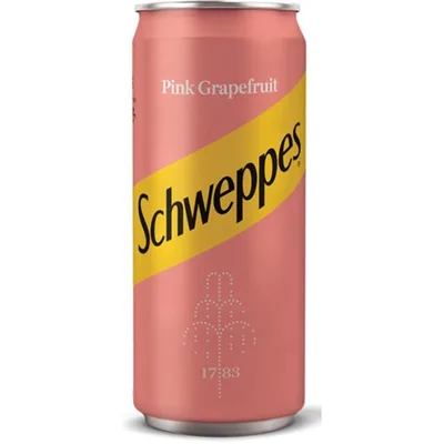 Schweppes Pink Grapefruit Can 330 ml