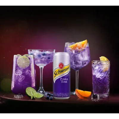 Schweppes Sok Gazirani Purple Pet 1 L