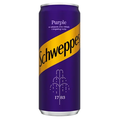 Coca-Cola Sok Schweppes Purple Limenka 330 ml