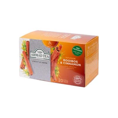 Čaj Rooibos&cinnamon Ahmad 40 g
