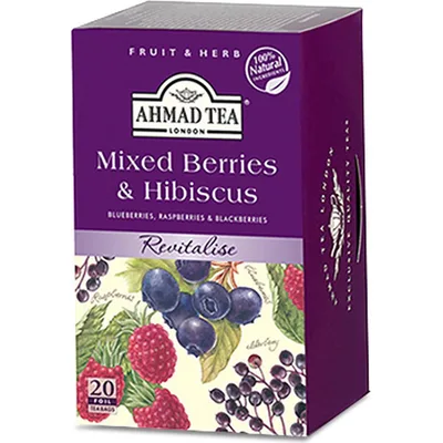 Čaj Biljni Revitalise Mix Berry&hibiscus Ahmad 40 g