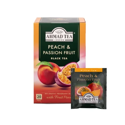 Čaj Peach&passion Fruit Ahmad 40 g