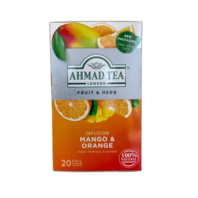 Čaj Mango&orange Ahmad 40 g