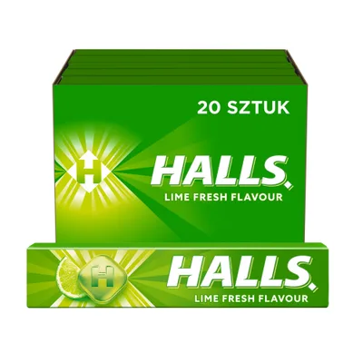 Halls Bombone Lime 34 g