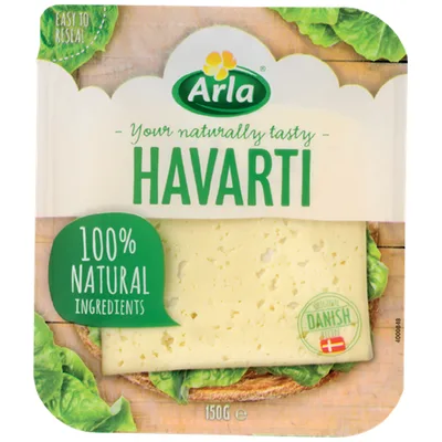Sir Arla Havarti Slices Mlekoprodukt 150 g