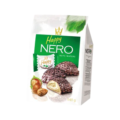 Vafl Happy Nero Punjenlesnik Kremom 140 g