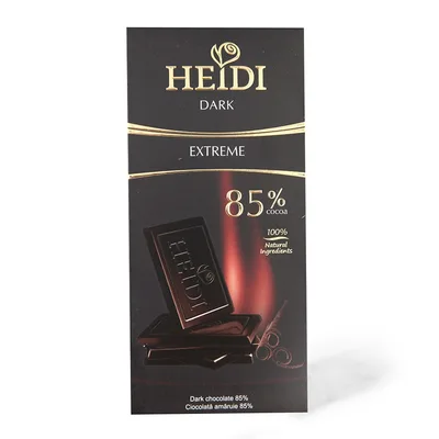 Čokolada Crna Extreme 85% Heidi 80 g