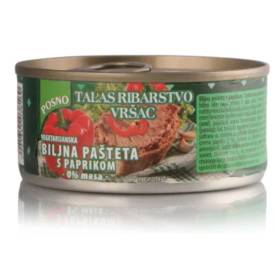 Posna Biljna Pasteta Paprika Talas Ribarstvo 120 g