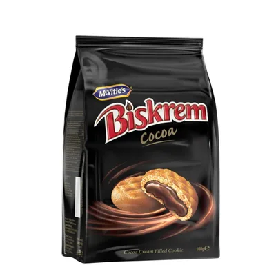 Keks Mcvitie's Biskrem Biskvit Kakao Fil 160 g