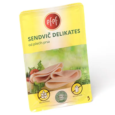 Efef Sendvic Pileca Prsa Povrce Slajs 100 g