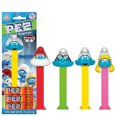 Bombon Komprimat Pez Fructy Smurfs 30 g