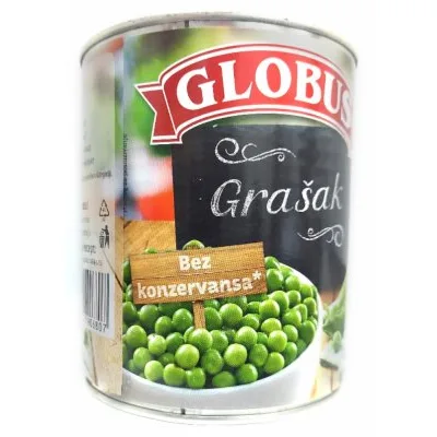 Globus Grašak U Konzervi 800 g