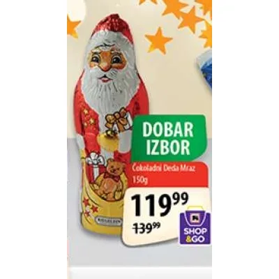 Cokoladni Deda Mraz 150 g