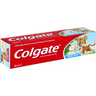 Colgate Pasta Za Zube Decija Bubble Fruit Smiles 2-5 50 ml