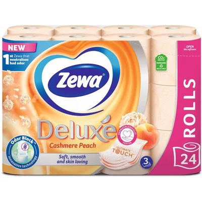 Tp Zewa Deluxe Peach 3sl