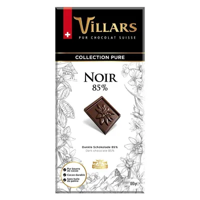 Čokolada Tamna 85% Kakao Villars 100 g