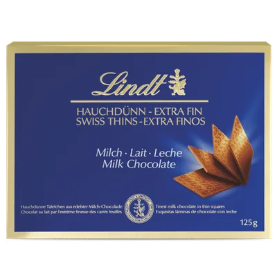 Lindt Bombonjera Swis Thins Milk Lin 125 g