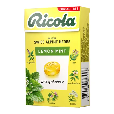Bombone Bez Secera Limun Ricola 40 g