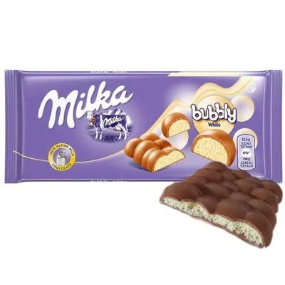 Milka Čokolada Bubbly White 95 g