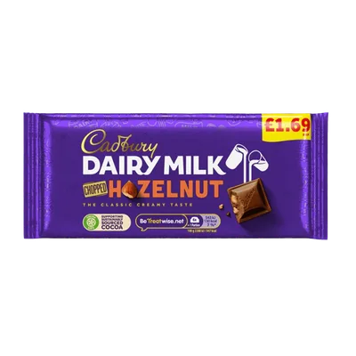 Chopped Hazelnut Cokolada Cadbury 95 g