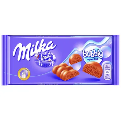 Milka Cokolada Bubbly Alpine Milk 90 g