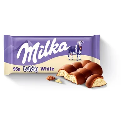 Milka Cok. Bubbly White 95 g
