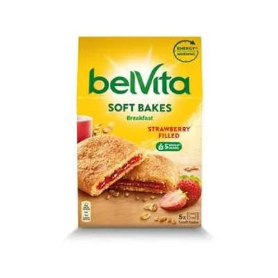 Keks Integralni Soft Filled Jagoda Belvita 250 g