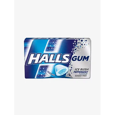 Halls Gum Pepermint 18 g