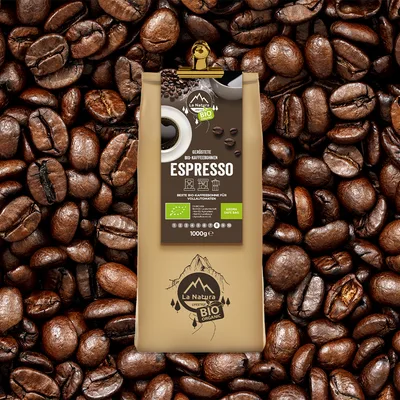 Espresso La Natura Bio Coffee Beans 500 g