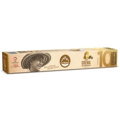 Kapsule La Natura Alu Coffee Crema 10 Caps Bag