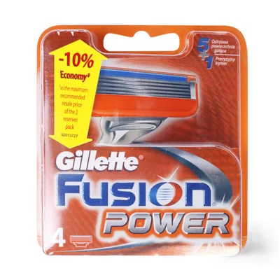 Gillette Patrone Zileta Fusion 4crt