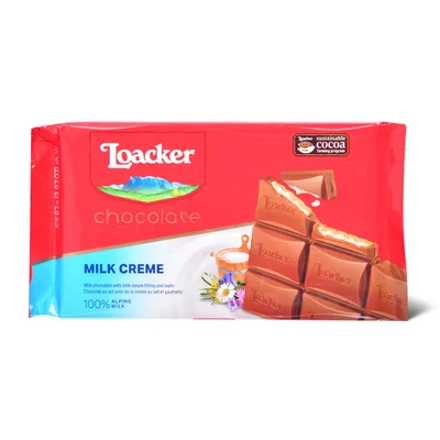 Lindt Cokolada Loacker Mlecna 87 g