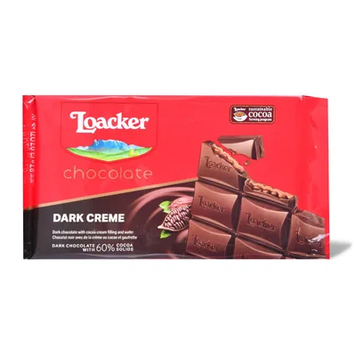 Lindt Cokolada Loacker Crna 87 g