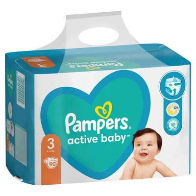 Pampers Active Baby Vel 90 kom