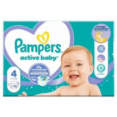 Pampers Active Baby Vel 76 kom