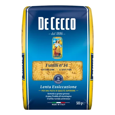 Pasta Fusilli De Cecco 500 g
