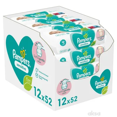 Pampers Vl Maramice Sensit 12x52/1