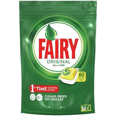 Fairy Deterdzent Za Sude Original All In One 60 kom