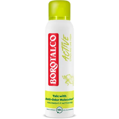 Dezodorans Srej Active Citrus Lime Borotalco 150 ml