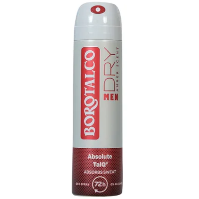 Dezodorans Spray Borotalco Men Amber 150 ml