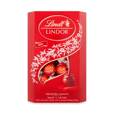 Lindt Bombonjera Lindor Milk Cornet 337 g