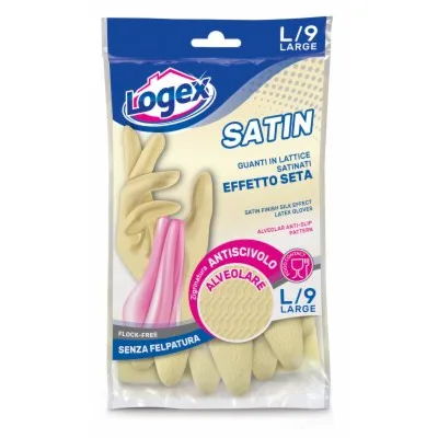 Logex Satin Gumene Rukavice L